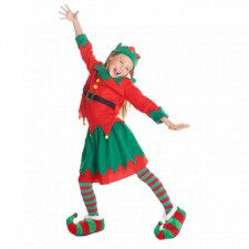 Christmas Elf Girl's Costume 10-12 Years
