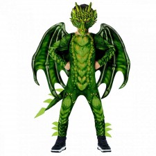 Green Dragon Morph Boy's Costume 10-12 Years