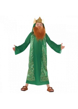 Green King Nativity Boy's Costume 7-9 Years Green King Nativity Boy's Costume 7-9 Years