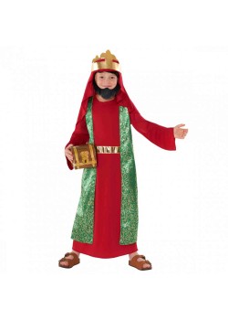 Red King Nativity Boy's Costume 10-12 Years