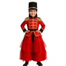 Red Nutcracker Solide Girl's Costumes 10-12 Years