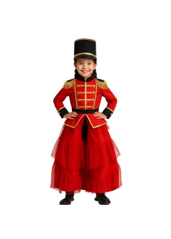 Red Nutcracker Solide Girl's Costumes 10-12 Years