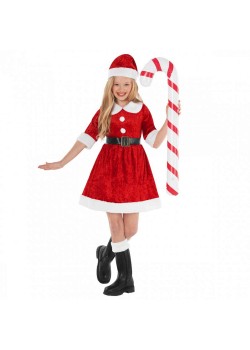 Miss Santa Claus Girl's Costume 10-12 Years
