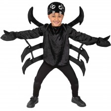 Black Spider Boy's Costumes 10-12 Years
