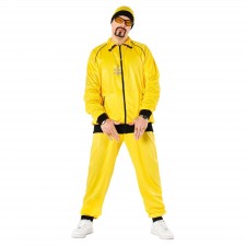 Yellow Hip Hop Men's Costumes Large