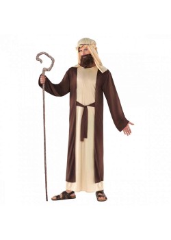 Brown Joseph Nativity Men's Costume L