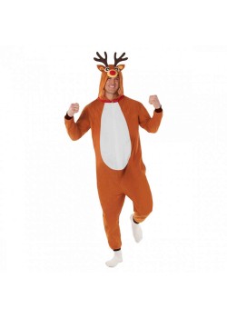 Red Nosed Reindeer Men's Costume XL