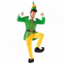 Christmas Elf Suit Men's Costume L