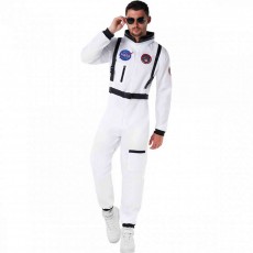 White Astronaut Morph Men's Costume Large