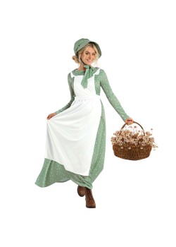 Green American Prairie Women's Costumes Size 12-14