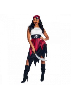 Pirate Deckhand Women's Costume Size 12-14