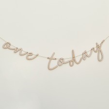 1st Birthday One Today Bunting Banner 1.5m