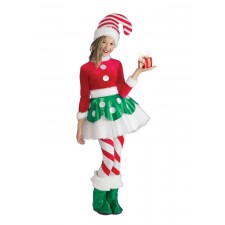 Candy Cane Elf Princess Child Costume Christmas