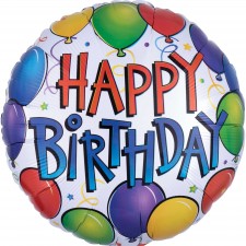 Balloon Bash Round Foil Balloon 45cm