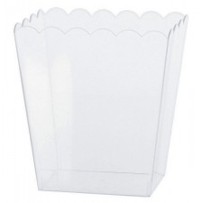 Clear Scalloped Container Small