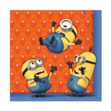 Minions Lunch Napkins 33cm x 33cm Pack of 20