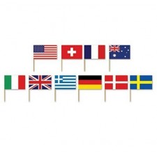 International Party Supplies - Party Picks Flags