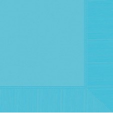 Caribbean Blue Lunch Napkins 33cm x 33cm 20 pk