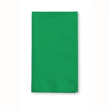 Emerald Green Dinner Napkins 40cm x 40cm 1/8 Fold 50 pk