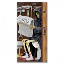 Halloween Grim Reaper Restroom Door Decoration 76cm x 152cm