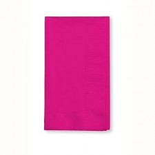 Hot Magenta Dinner Napkins 40cm x 40cm 50 pk