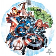 Round Avengers Standard HX Foil Balloon 45cm