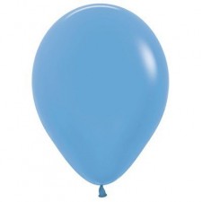 Neon Blue Teardrop Latex Balloons 30cm 25 pk