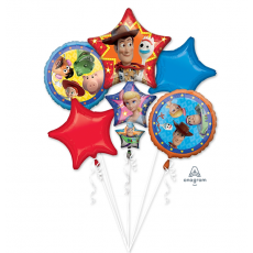 Toy Story 4 Bouquet Foil Balloons Pack of 5