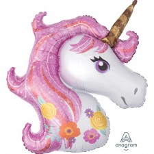 Magical Unicorn Shaped Balloon 83cm x 73cm