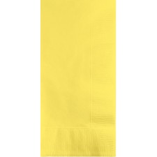 Mimosa Yellow Dinner Napkins 40cm x 40cm 50 pk