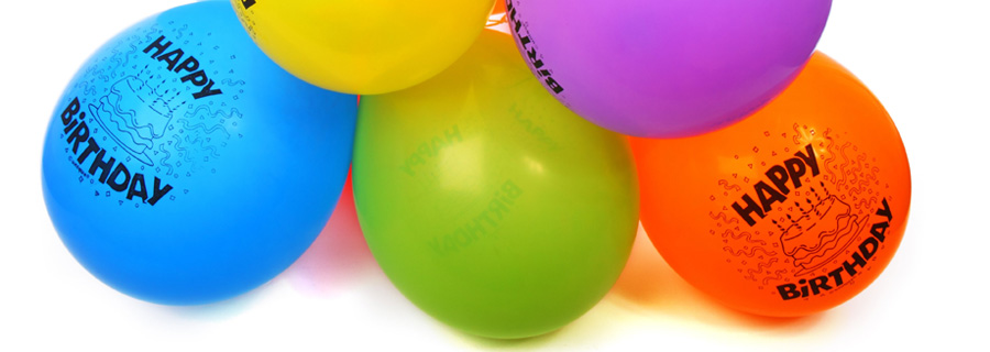Birthday balloons