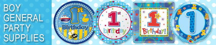 First Birthday Boy's 1st Birthday